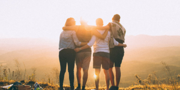 People hugging
